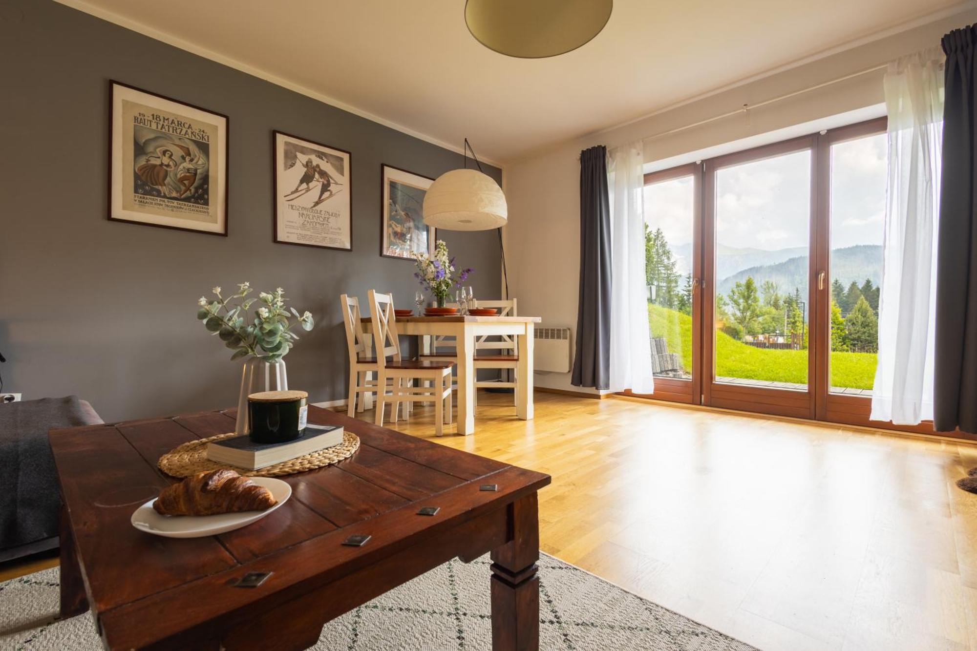 Apartament Poludniowy Z Widokiem- Sauna, Jacuzzi, Kominek กอสเชียลิสกอ ภายนอก รูปภาพ